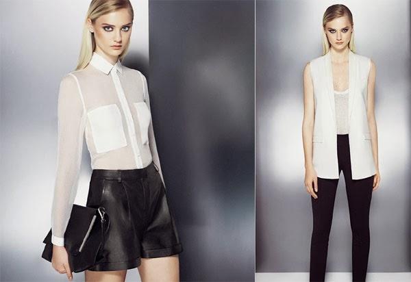 Mango Lookbook Diciembre 2.013 : Sencillez y color negro.