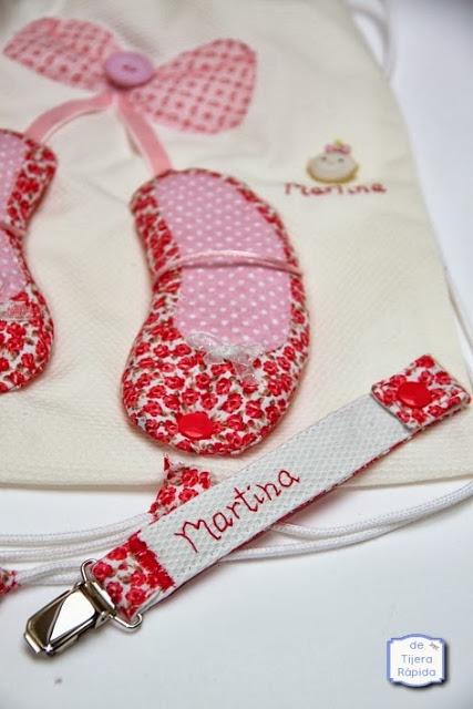 mochila guarderia ballet