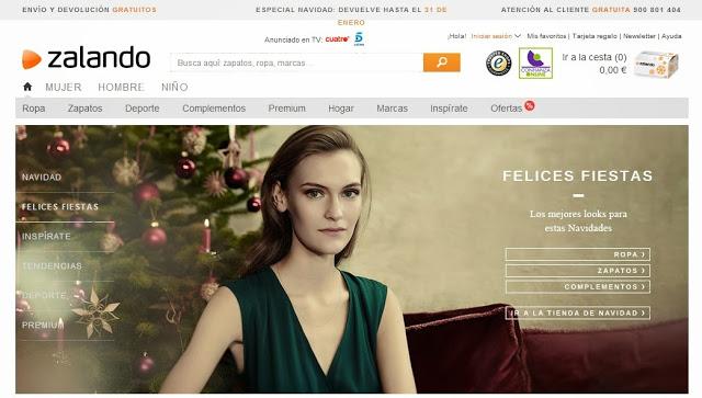 Escogiendo look para Nochevieja en Zalando