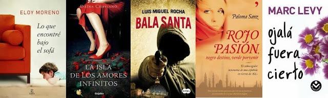 Nuestro top 5 | libros que cada uno empiece por una letra de la palabra Libro.