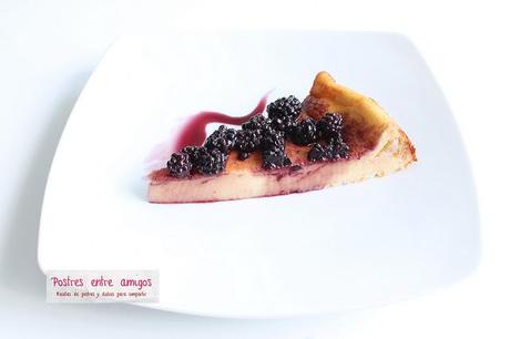 Tarta de queso con moras Tarta de queso con moras