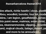 Sónar Festival 2014: Massive Atack, Richie Hawtin, Caribou, Plastikman, Bonobo, Four Tet, Woodkid...