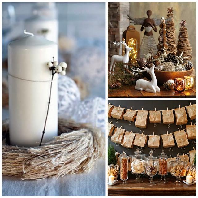 paletas de navidad: natural