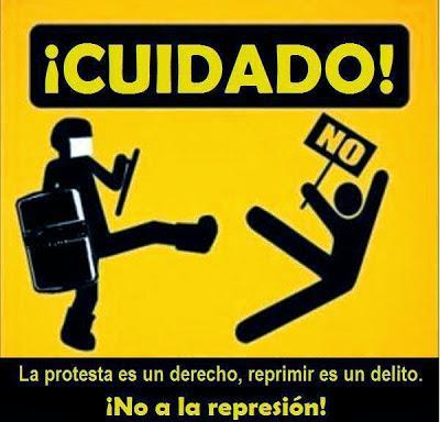 #14-D: CONCENTRACIÓN CONTRA LA REPRESIÓN DE LA PROTESTA SOCIAL.... ¿A que espera el PSOE para interponer recurso de inconstitucionalidad?