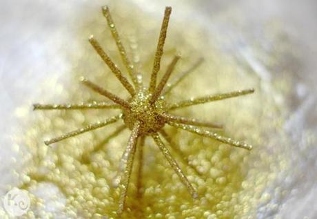 DIY. Glitter star #setting #place card #christmas