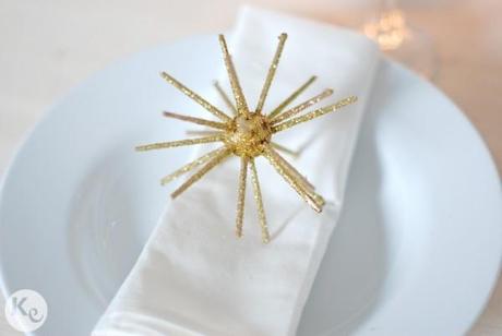 DIY. Glitter star #setting #card #christmas 