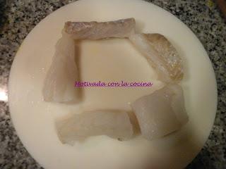 PESCADO EN SALSA DE ALMENDRAS