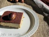 Tarta castañas queso