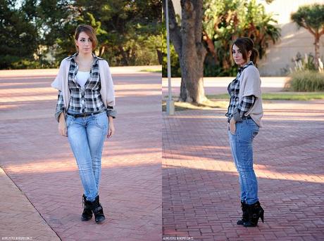 Low Cost: plaid shirt & jeans lovelystyle (6)
