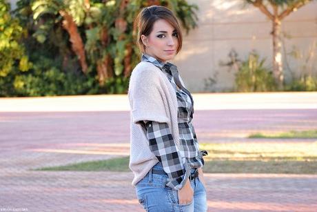 Low Cost: plaid shirt & jeans lovelystyle (4)