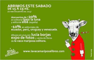 Eventos | Librería La Vaca Mariposa invita al último encuentro del 2013