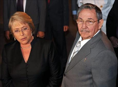 Bachelet la cuota de Fidel Castro en Chile