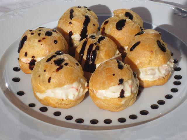 Profiteroles salados
