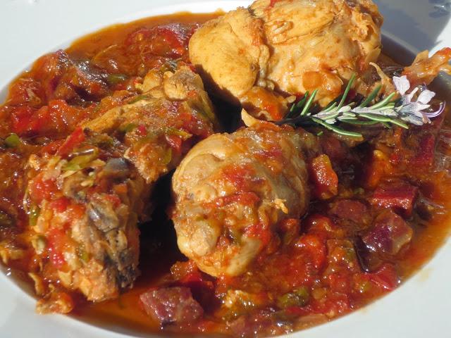 Pollo al chilindrón Ana Sevilla