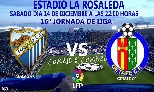 MALAGA CF  vs  GETAFE CF
