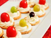 Aperitivos mousse queso cabra