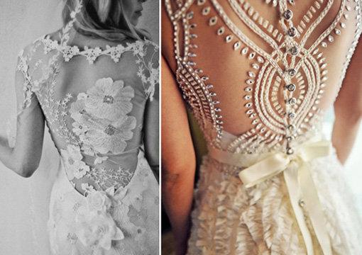 vestidos de novia con espalda descubierta