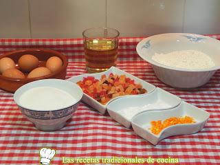 receta de magdalenas rellenas de fruta