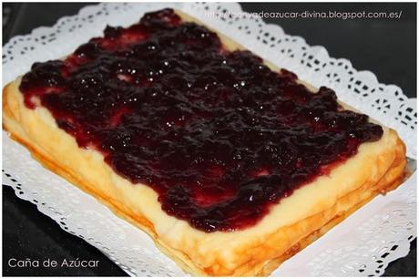 Tarta fácil de queso con quesitos