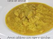 Arroz caldoso rape gambas