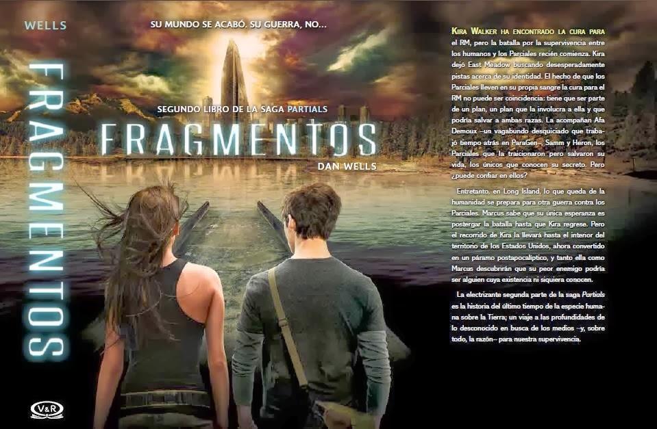 Portada Revelada en Español: Fragmentos (Partials #2) de Dan Wells