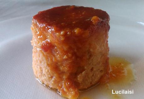 Flan de fresas con nata Flan de fresas con nata