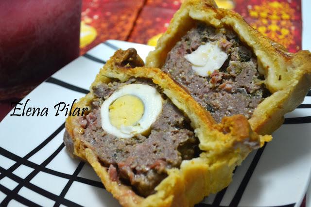 Pastel de Carne con Jamón y Huevo (Recetas navideñas, 4)