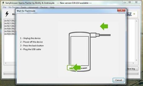 flash 03 Cómo instalar la magnífica e increíble actualización de Android 4.3 en el Xperia Z y ZL