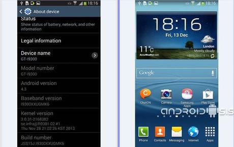Samsung Galaxy S3, Android 4.3 Open Europe firmware disponible para descarga samsung galaxy s3 android 4 3 open europe firmware disponible para descarga 4 Samsung Galaxy S3, Android 4.3 Open Europe firmware disponible para descarga