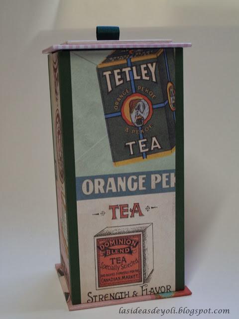 Caja para el té.