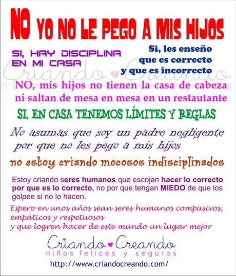 yo no le pego a mis hijos