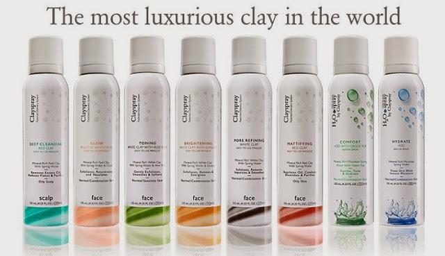 CLAYSPRAY – las mascarillas de arcilla en spray listas para usar