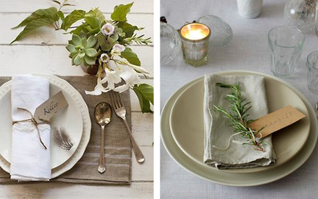 Cada uno en su sitio · Tarjetas con el nombre de los invitados