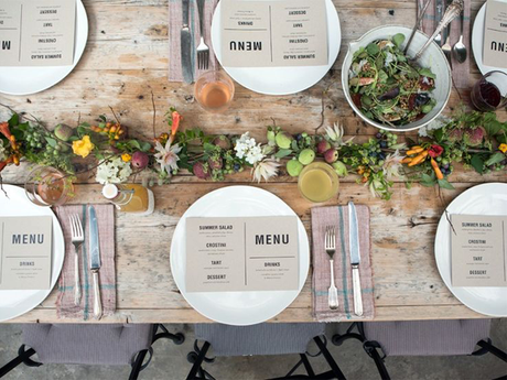 Cada uno en su sitio · Tarjetas con el nombre de los invitados