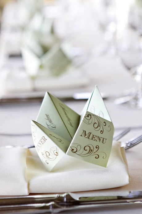 Cada uno en su sitio · Tarjetas con el nombre de los invitados