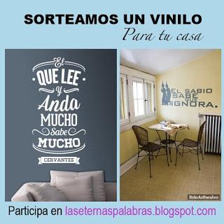 ¡Sorteo de un vinilo decorativo!