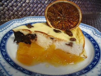 PASTEL DE REQUESÓN, PASAS Y… CHOCOLATE