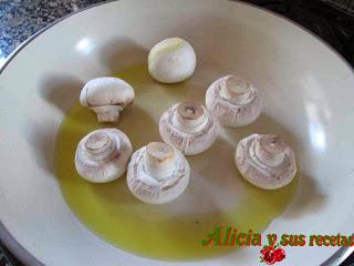 ARROZ VEGETAL CON PINCHO DE CHAMPIÑÓN