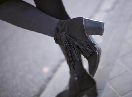 street style barbara crespo sheinside zara burgundy for fall outfit fashion blogger 