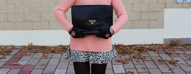 Coral sweater