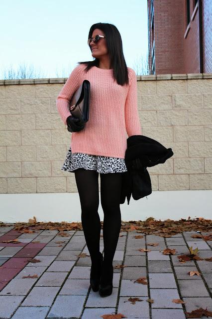 Coral sweater