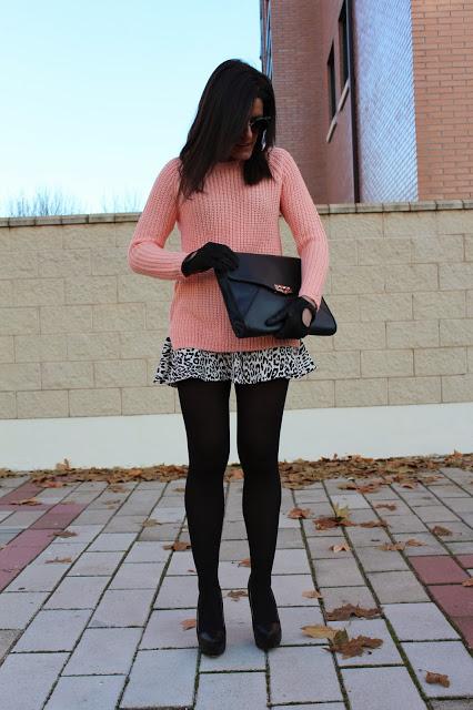 Coral sweater