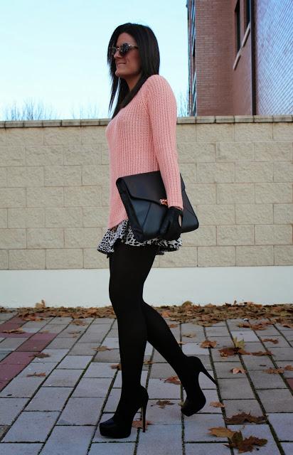 Coral sweater