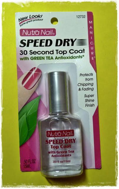 Review IHERB! Speed Dry toap coat de Nutra Nail