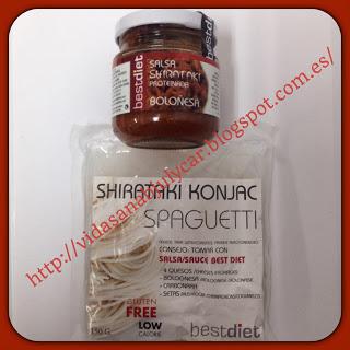 Spaguetti Boloñesa (Shirataki Konjac)