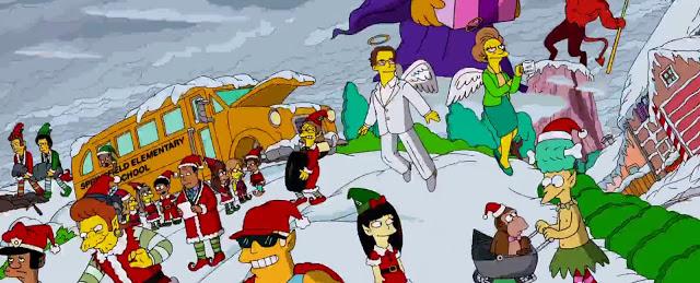 Los Simpsons navideños