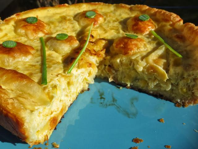 Tarta de puerros olla GM