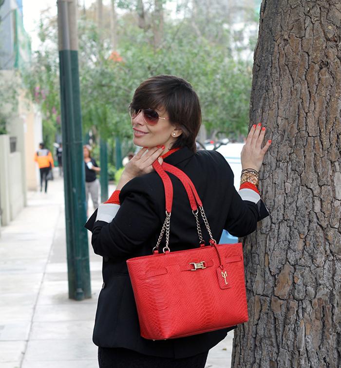 Mis Looks - De rojo, negro & blanco!