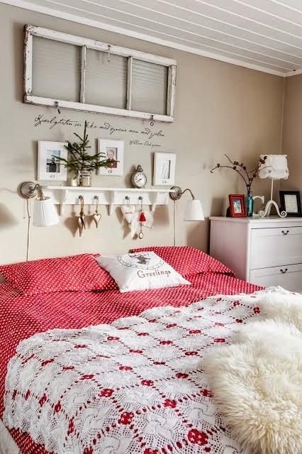 vacaciones navidad rústicas campo estilo rústico nórdico estilo rústico francés estilo country nórdico decoración decoración navideña decoración interiores nórdicos decoración en blanco rojo interiores decoración en blanco casita de verano nordica blog decoración nórdica 