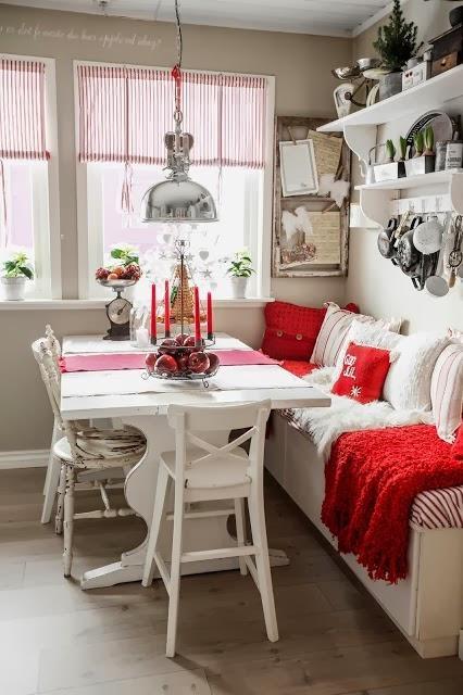 vacaciones navidad rústicas campo estilo rústico nórdico estilo rústico francés estilo country nórdico decoración decoración navideña decoración interiores nórdicos decoración en blanco rojo interiores decoración en blanco casita de verano nordica blog decoración nórdica 